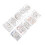 10er Pack Metallic Stickgarn-Set 1mm Mehrfarbig Glänzend 15