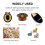 10er Pack Metallic Stickgarn-Set 1mm Mehrfarbig Glänzend 5