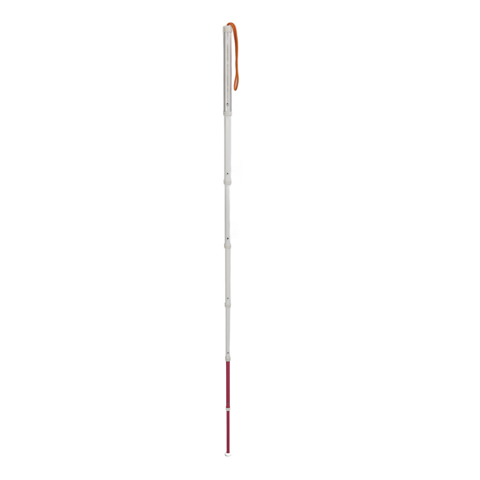 Reflective Telescopic Blind Cane with Shockproof Handle and Bag