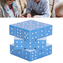 Puzzle Braille 3x3 rapide en ABS - Relief 3D, Tension