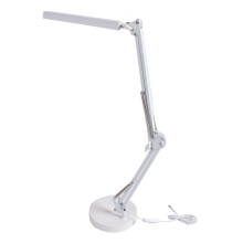 Schwenkarm-Schreibtischlampe 12W USB weiß 31,8 cm Kopf