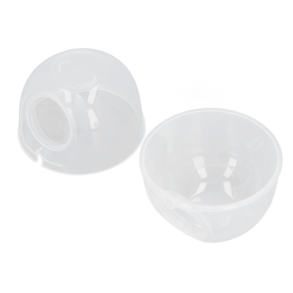 2pcs Milk Collector Cups for S9 S10 S12 Pumps, Plastic, Compatible