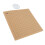 Planche de macramé double-face 15x15 1 ensemble naturel 11
