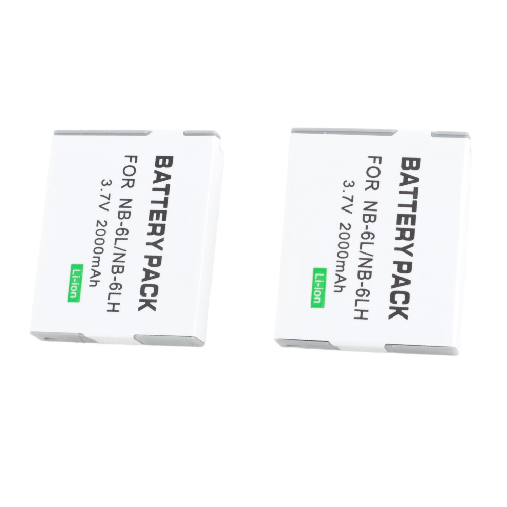 2Pcs Camera Battery Replacement 2000Mah 3.7V For Powershot Sx710 Sx520 4061335699358