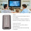 Adattatore wireless per display in alluminio 1920x1080 80Mbps 4