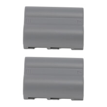 Batteries Li-ion noires 2x2750mAh pour appareils photo D50-D700