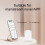Telecomando Bluetooth a 7 tasti, 150 mAh, ABS bianco 5