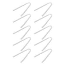 10 pezzi di tubi Sound Aid in silicone a U da 3,3 x 2 mm