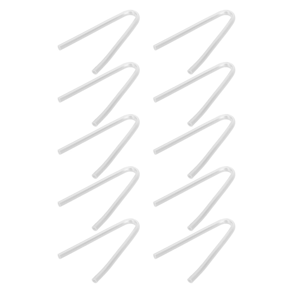 10PCS Silicone Earmold U Tubes for Sound Aid Hearing Aids Replacement & Fit