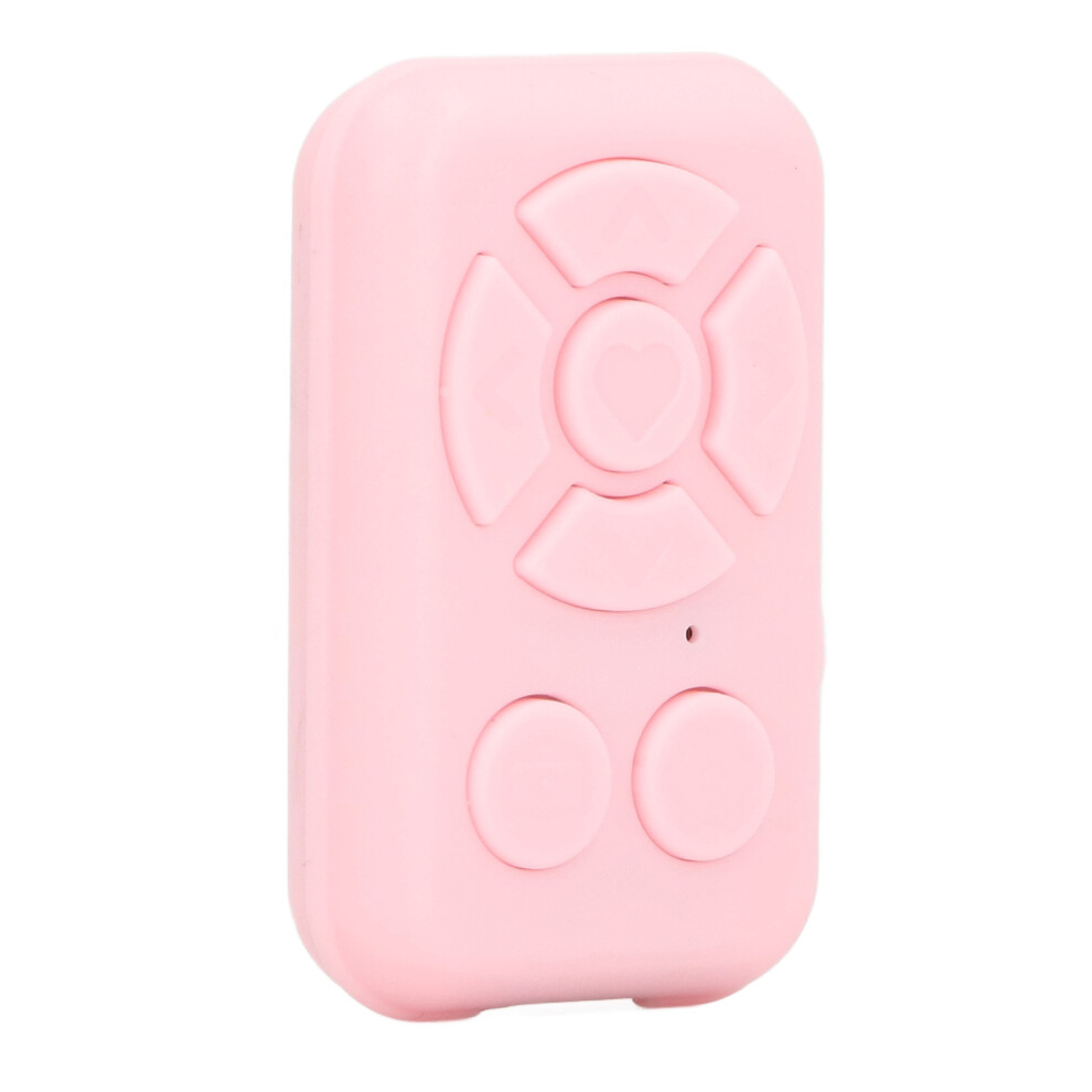 Bluetooth Remote Control, 7 Keys, 150Mah Rechargeable Wireless Media Controller Pink 7641335700383