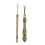 2 Stück Retro-Nahttrenner-Set Gold; 11,7x1,5cm 1 Set 10