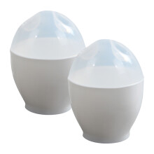 Mikrowellen-Ei-Becher Mini-Set aus 2 PP-Pochierbechern
