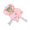 Soft Baby Bath Support Cushion Pink, Breathable Cotton Mesh Mat 14