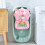 Soft Baby Bath Support Cushion Pink, Breathable Cotton Mesh Mat 4