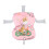 Soft Baby Bath Support Cushion Pink, Breathable Cotton Mesh Mat 2