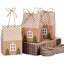 2025 Christmas gift 30PCS Large Christmas Party Gift Boxes, Christmas Favour Boxes Table Gifts Boxes, Festive Gift Wrapping Boxes for Christ