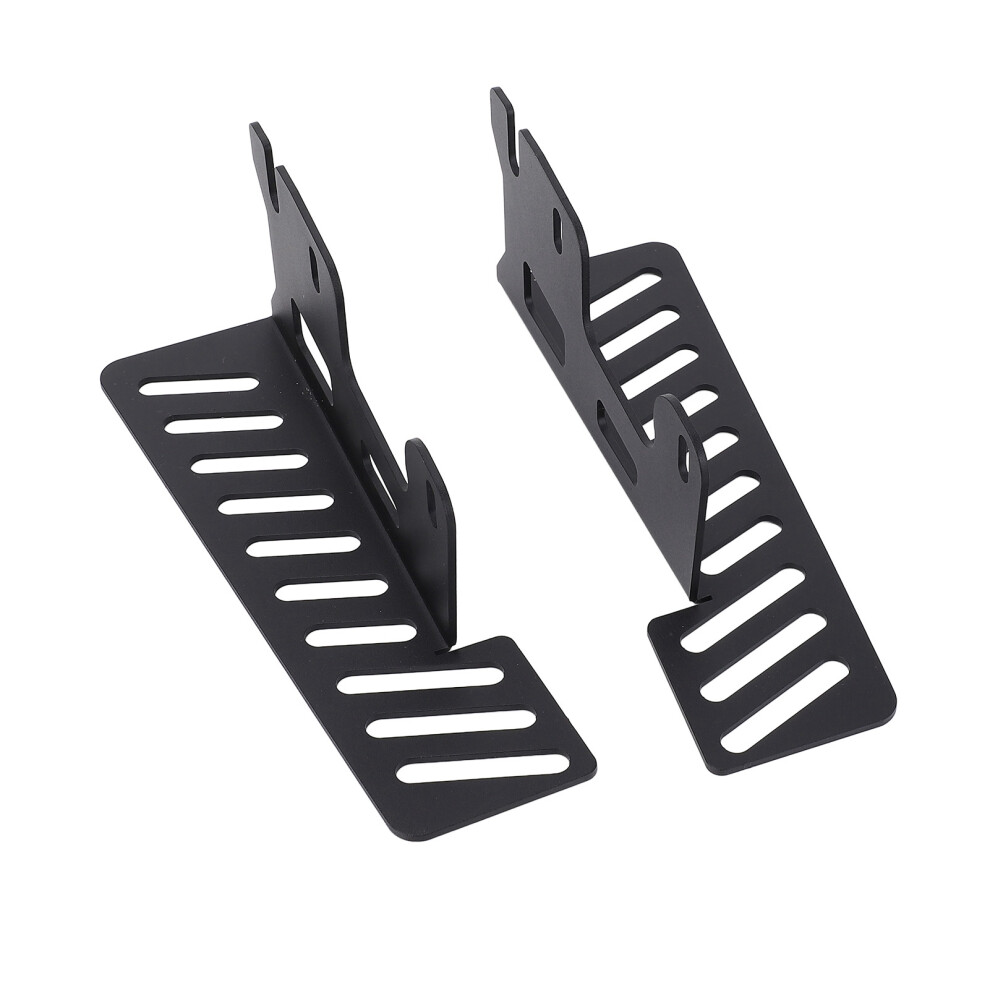 2Pcs Aluminum Alloy Fog Mount Brackets For Raptor 2022-2023 Black/Light 9341335705903