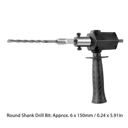 Adaptateur de perceuse à marteau en acier d'alliage 6x150mm 1