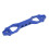 Support d'attache de batterie bleu 21-22F 232x45x20mm 8