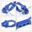 Support d'attache de batterie bleu 21-22F 232x45x20mm 5