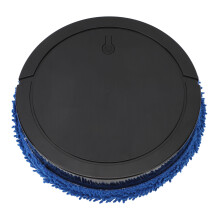 Low Noise Dual Wet Dry Floor Mopping Robot ABS 1500mAh Battery Black