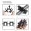 4pcs Rubber Bow Limb Dampeners for Compound Archery Bow Noise Vibration Reduction 5