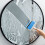 Doppelseitiger Duschabzieher PP-Glas-Wischer, Griff 4