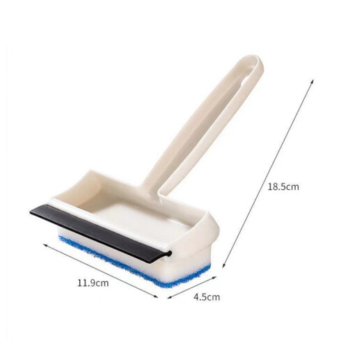 Doppelseitiger Duschabzieher PP-Glas-Wischer, Griff 1