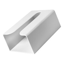 Wandmontierte Taschentuchbox weiß L PP - Multifunktional