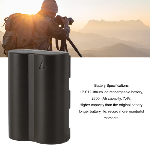 2 batterie da 7,4V 2800mAh per 5D/50D/40D Nero 2