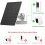 Portable 10W Solar Panel Charger IP65 for Ring Camera Models 3