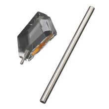 Filtre prismatique en cristal 1/4 de pouce, verre clair