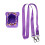 Custodia in silicone Bitzee 8,2x7,5cm cordoncino viola 13