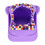 Custodia in silicone Bitzee 8,2x7,5cm cordoncino viola 14