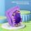 Custodia in silicone Bitzee 8,2x7,5cm cordoncino viola 7