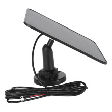 CSP5WOB Panneau solaire pour sonnette 12W, câble de 9,8 pieds, IP66