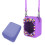 Custodia in silicone Bitzee 8,2x7,5cm cordoncino viola 6