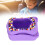 Custodia in silicone Bitzee 8,2x7,5cm cordoncino viola 16