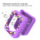 Custodia in silicone Bitzee 8,2x7,5cm cordoncino viola 8