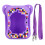 Custodia in silicone Bitzee 8,2x7,5cm cordoncino viola 2