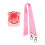 Custodia in silicone rosa Bitzee Digital Pet 8,2  7,5 cm 7