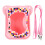 Custodia in silicone rosa Bitzee Digital Pet 8,2  7,5 cm 2