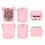 Custodia in silicone rosa Bitzee Digital Pet 8,2  7,5 cm 12