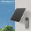 Panel solar de 12 W para timbre CSP5W IP66 360 3