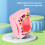 Custodia in silicone rosa Bitzee Digital Pet 8,2  7,5 cm 3