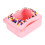 Custodia in silicone rosa Bitzee Digital Pet 8,2  7,5 cm 9