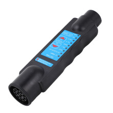 13-poliger Anhängerstecker-Tester 12V Fahrzeugverdrahtungskreislaufdiagnose mit LED