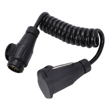 12/24V 13pin Cavo avvolto per rimorchio in rame 6.6ft