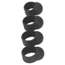 Cache-doigts en silicone pour tambour à langue 4 pièces XS-S-M-L