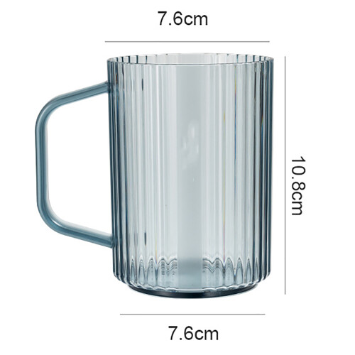 Gobelet à brosse à dents transparent, plastique, 75 g / 2,65 oz 1